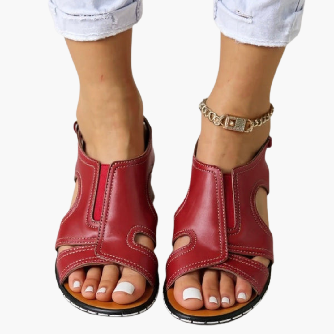 Sandalias para mujer con suela acolchada y tiras ajustables