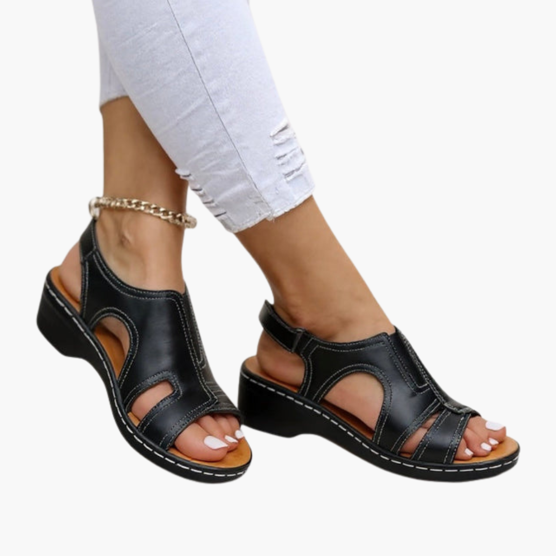 Sandalias para mujer con suela acolchada y tiras ajustables