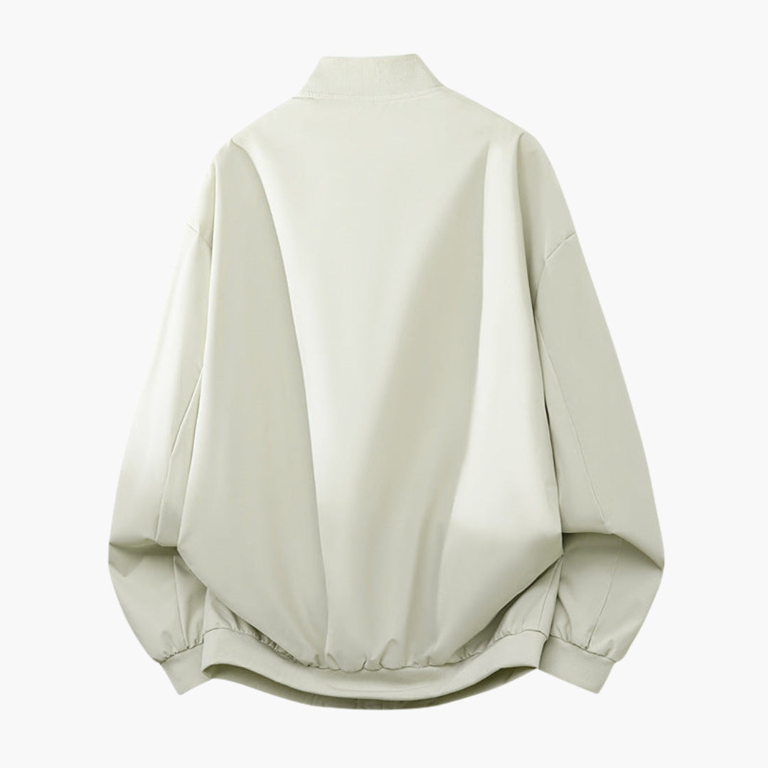Blouson Bombers Femme Style Sport avec Poches Zippées