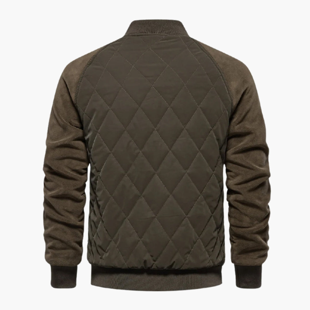 Cazadora bomber hombre con cuerpo acolchado