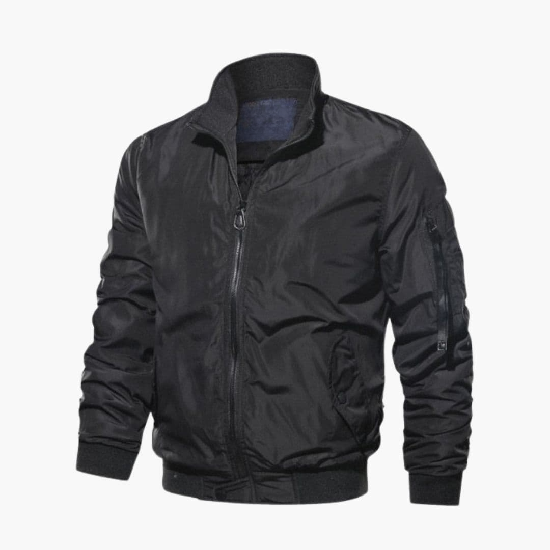 Bomber Homem com Fecho de Zíper