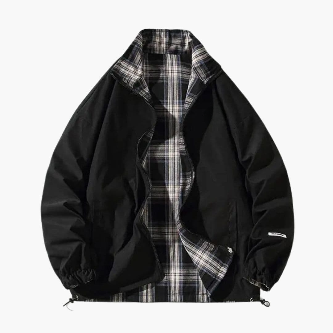 Bomber Unisex Retro con Cierre de Cremallera