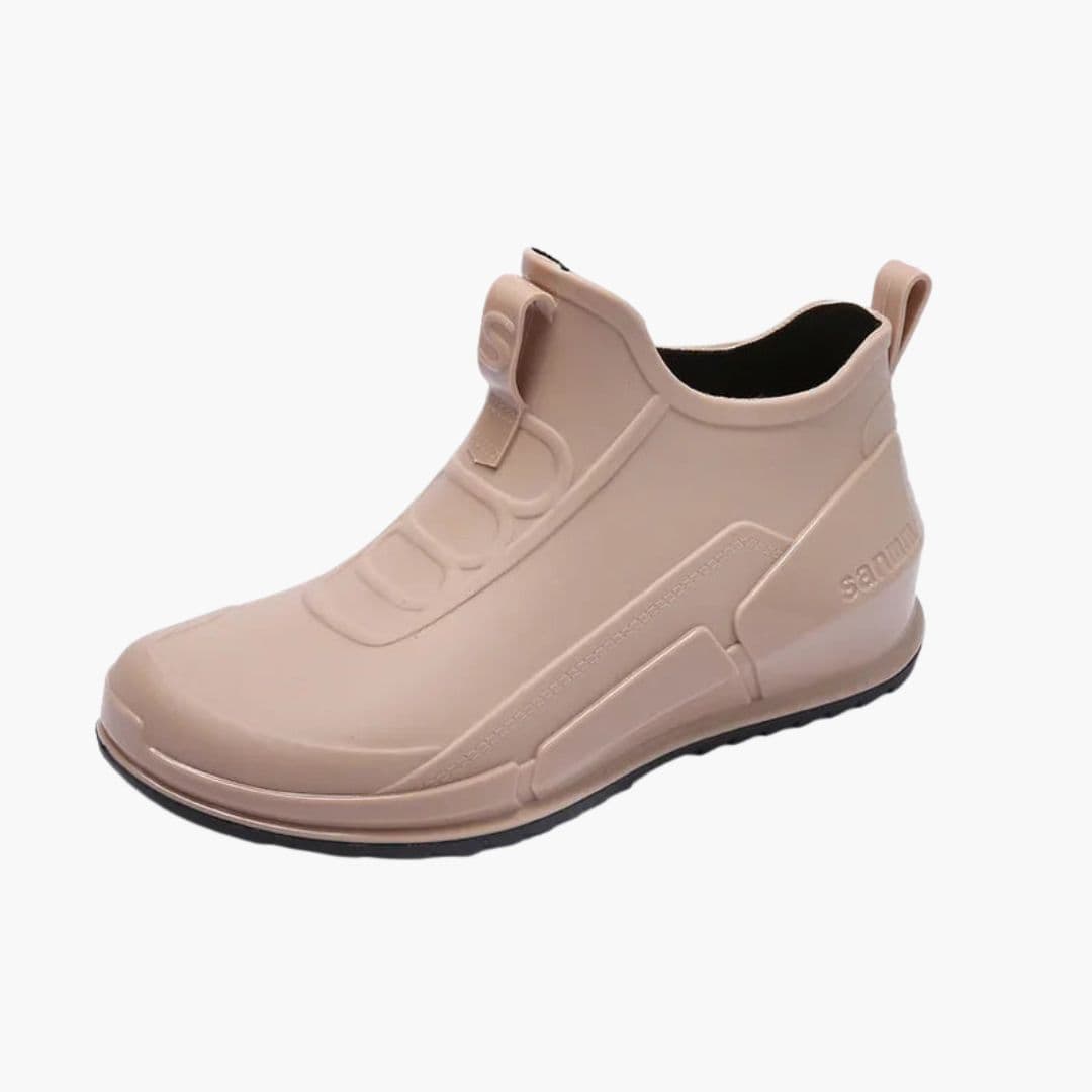 Damenstiefel zum Hineinschlüpfen mit profiliertem Absatz