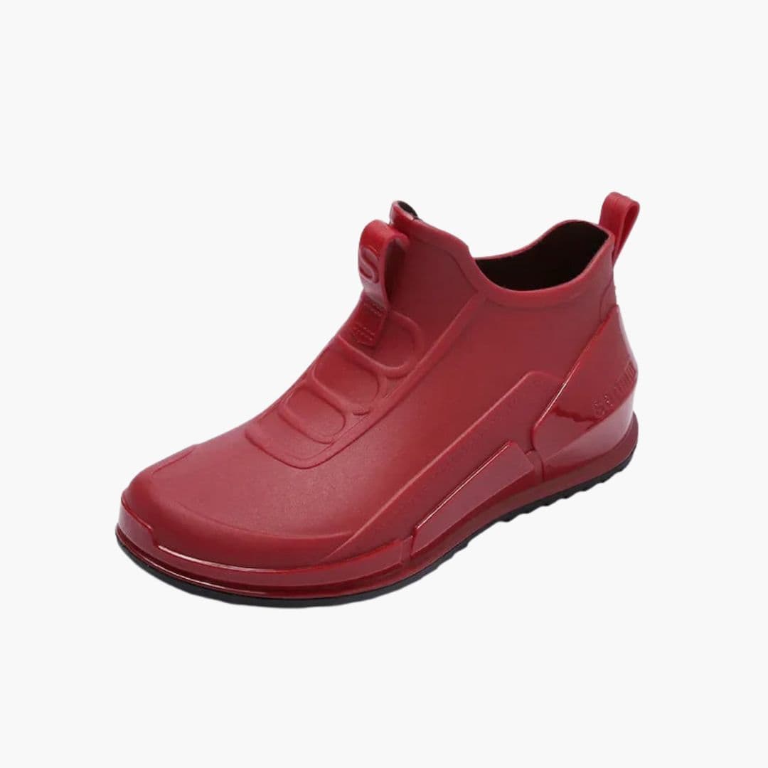 Damenstiefel zum Hineinschlüpfen mit profiliertem Absatz