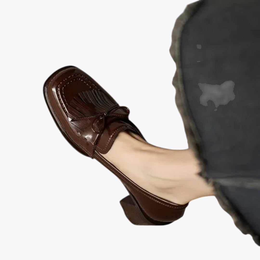 Buty damskie na słupku z gumową podeszwą