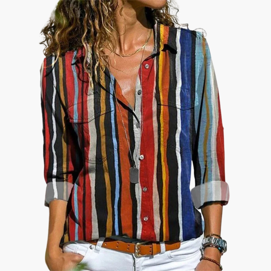Chemise Femme avec Col et Fermeture Boutonnée