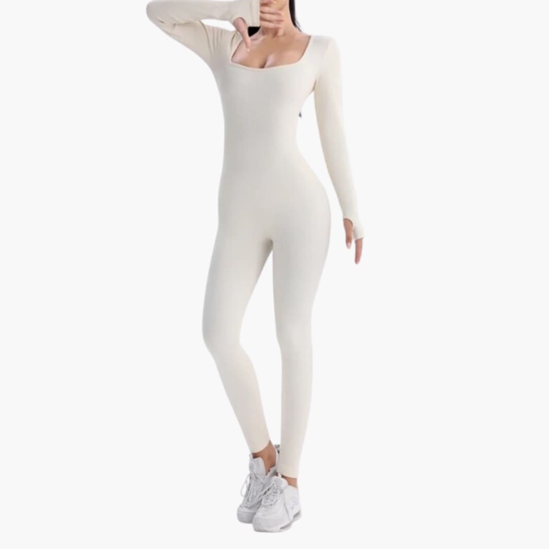 Damoverall med långa ärmar, en del