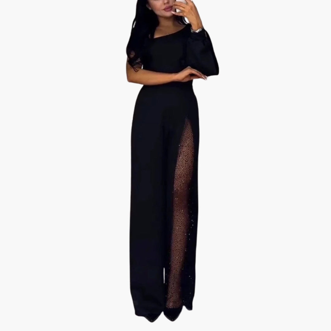 Combinaison femme asymétrique une épaule