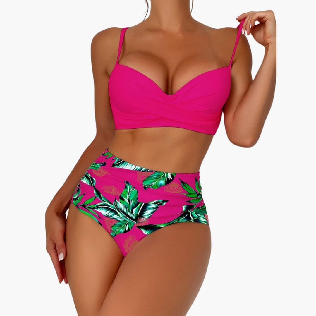 Naisten bikiniyhdistelmä push-up-topilla