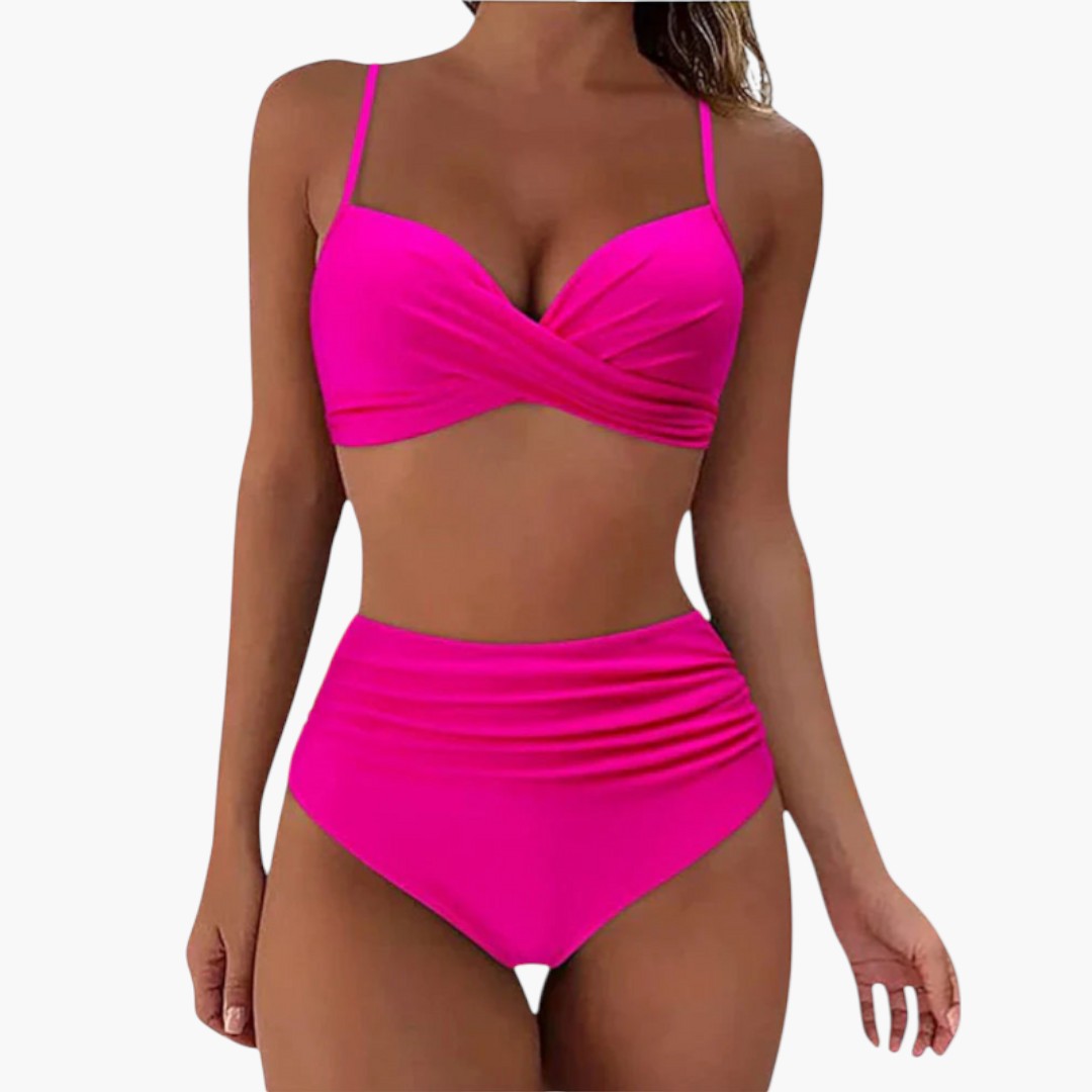 Bikini-Set für Damen mit Blumenmuster