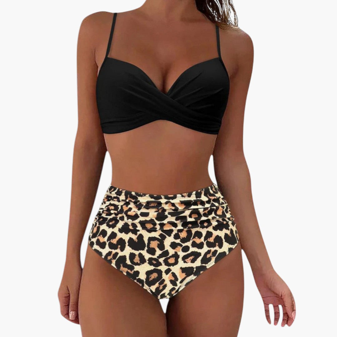 Bikini-Set für Damen mit Blumenmuster