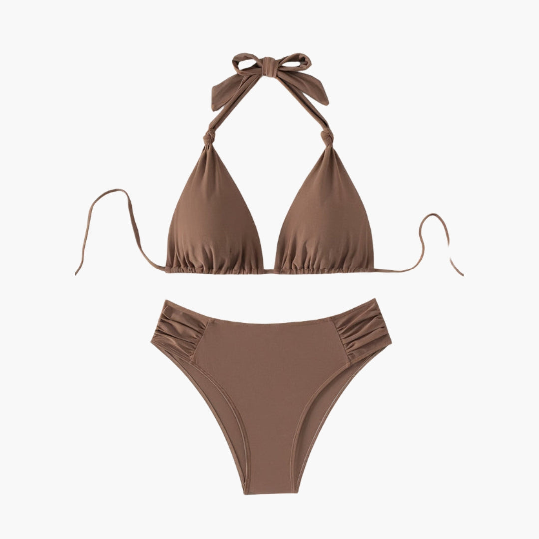Ensemble bikini pour femmes avec haut à nouer