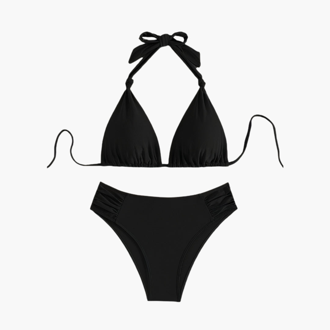 Ensemble bikini pour femmes avec haut à nouer
