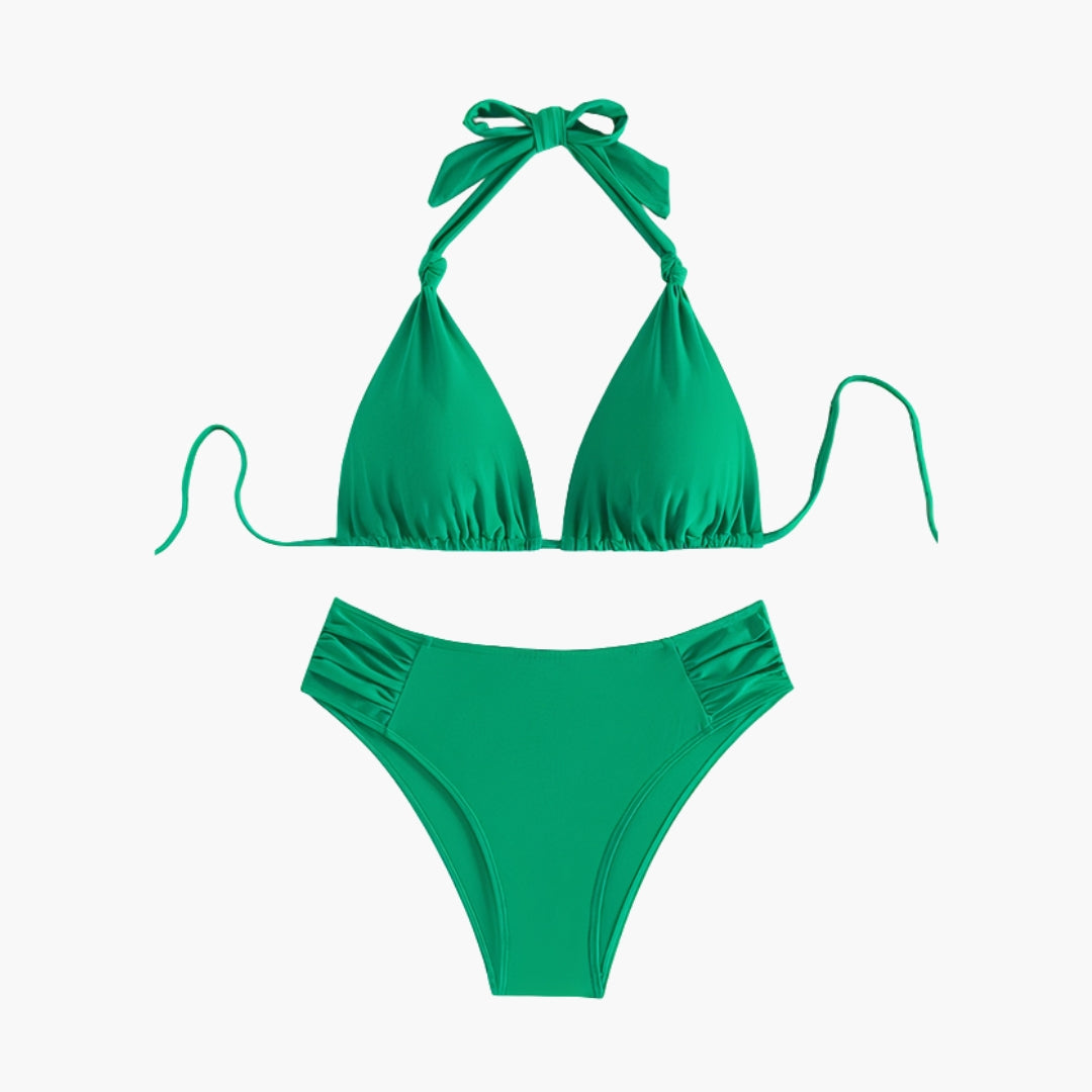 Ensemble bikini pour femmes avec haut à nouer