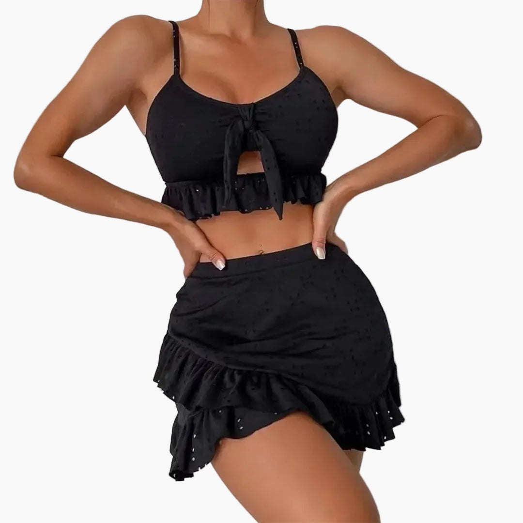 Ensemble bikini pour femmes avec volants