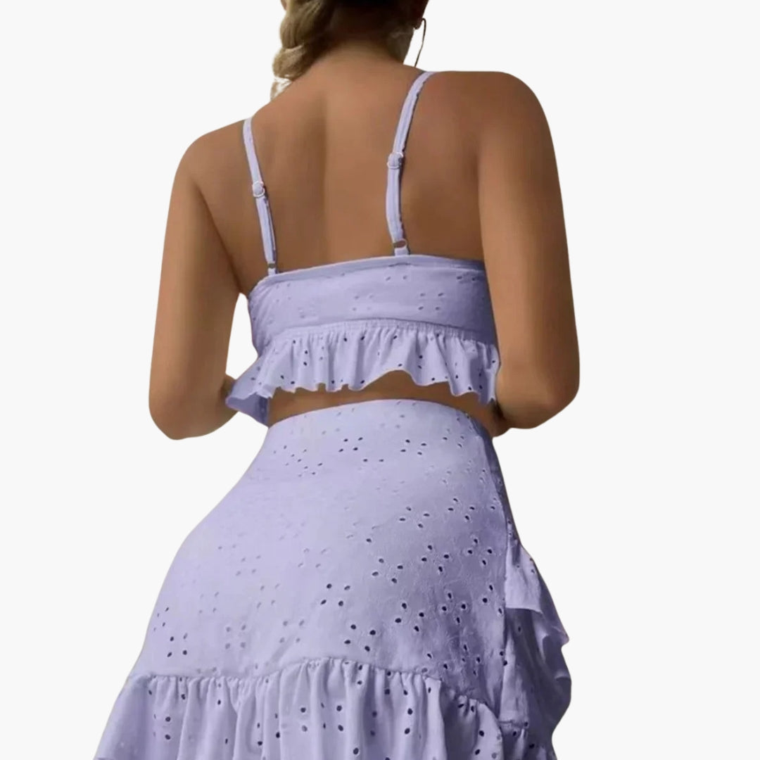Ensemble bikini pour femmes avec volants