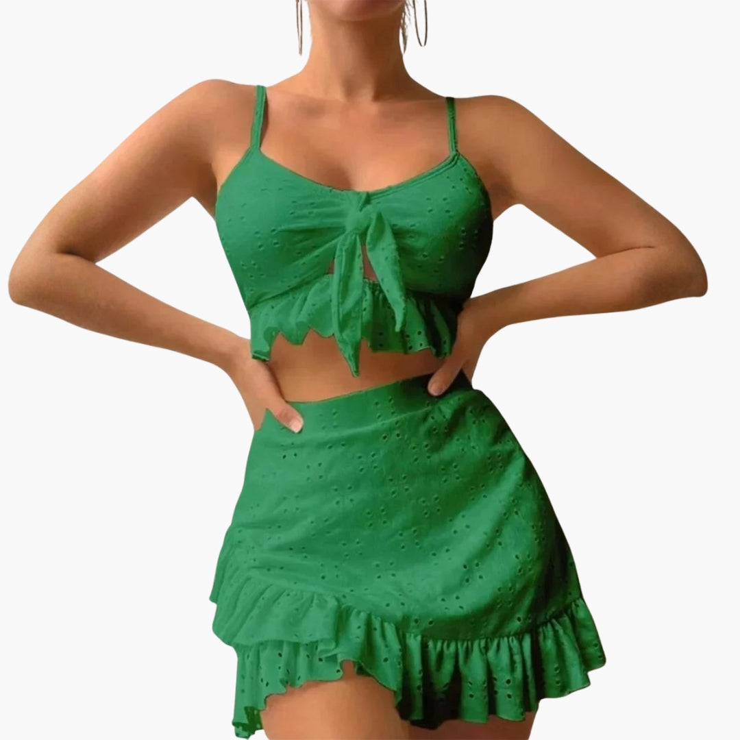 Ensemble bikini pour femmes avec volants