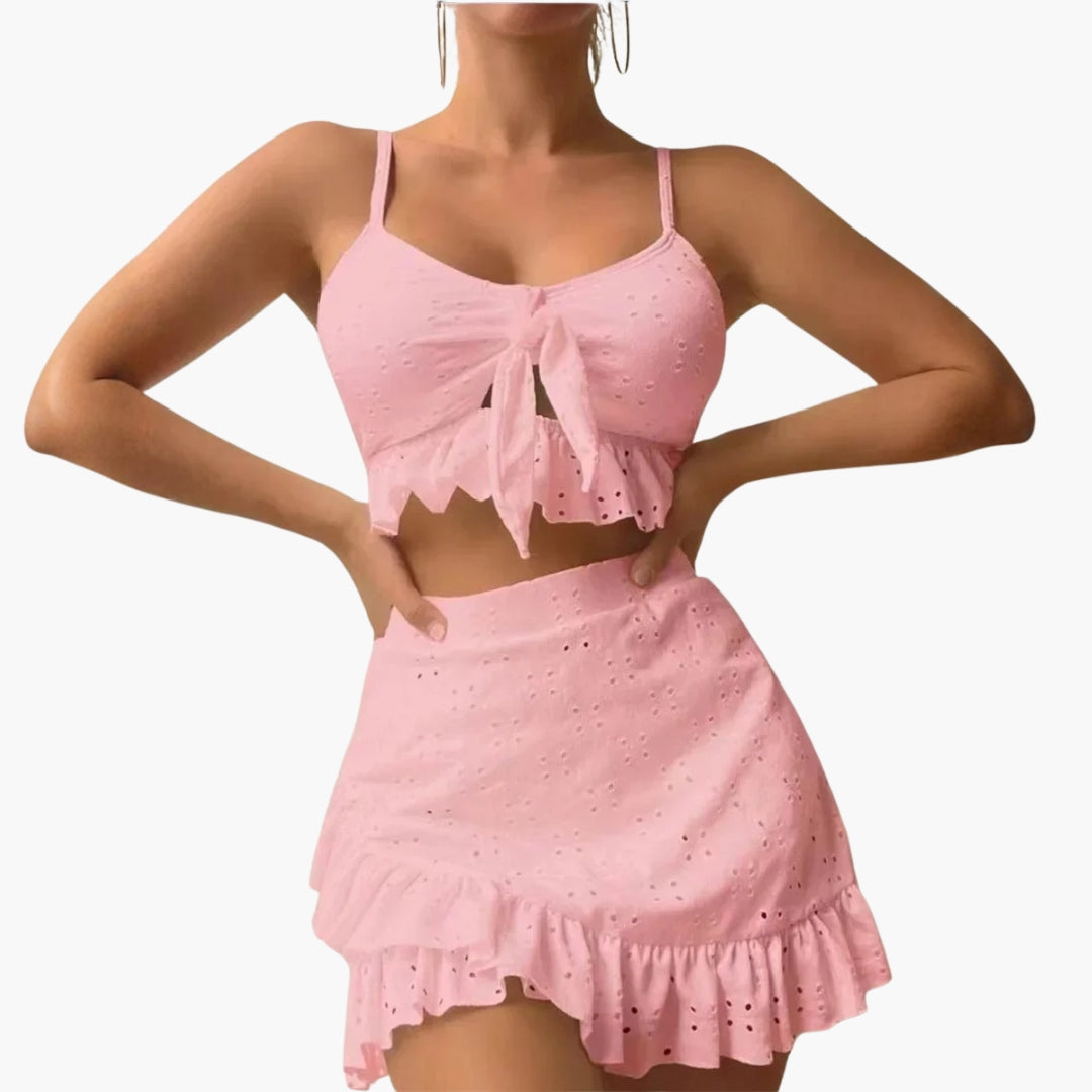 Ensemble bikini pour femmes avec volants