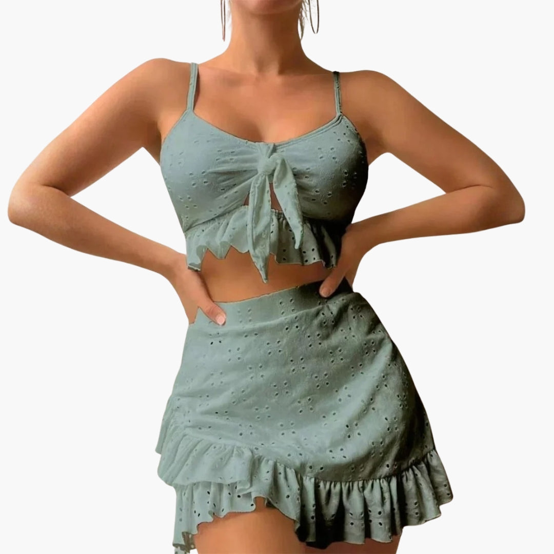 Ensemble bikini pour femmes avec volants