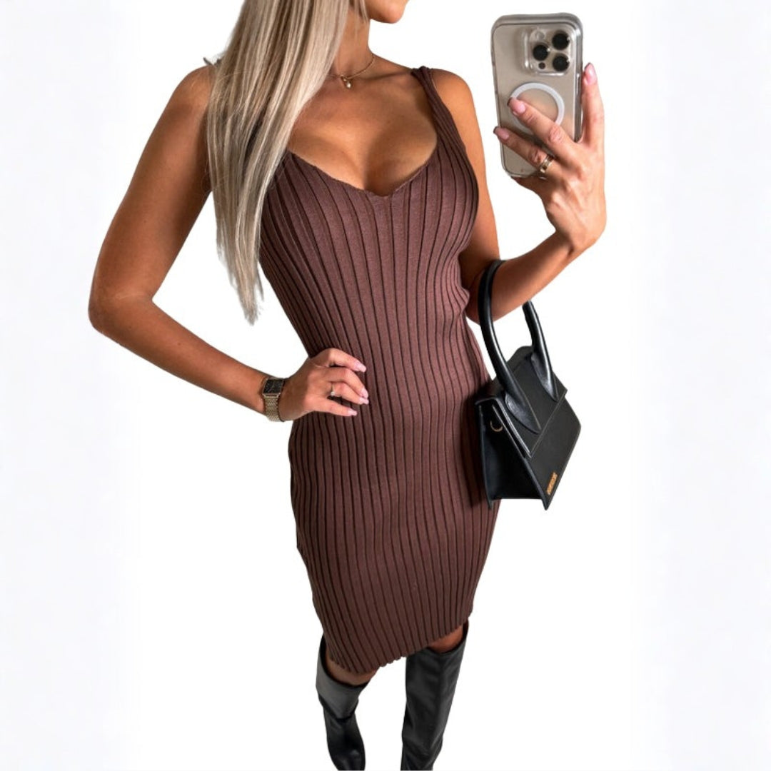 Damenzweiteiler mit ärmellosem Kleid