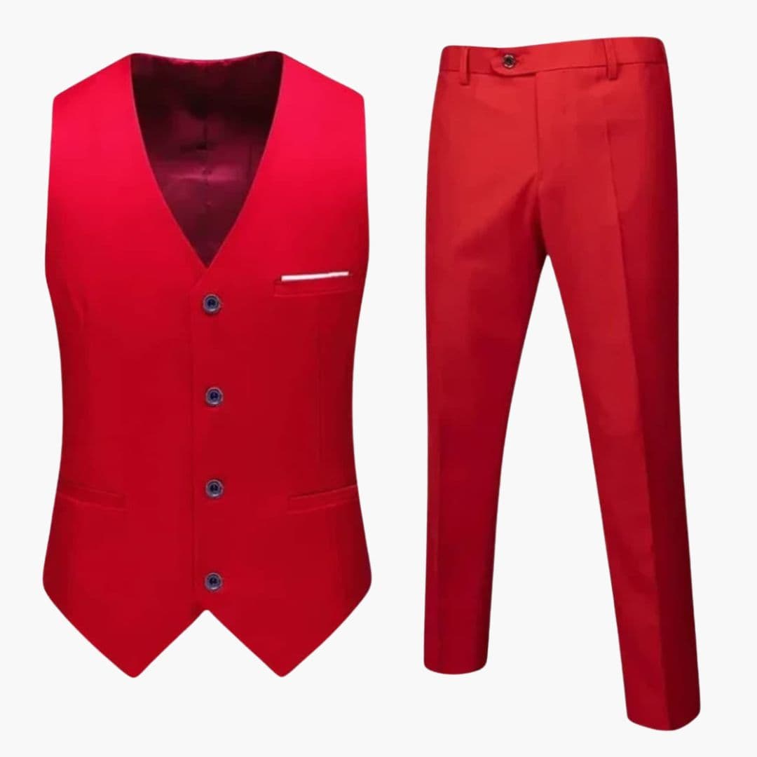 Ensemble gilet et pantalon homme