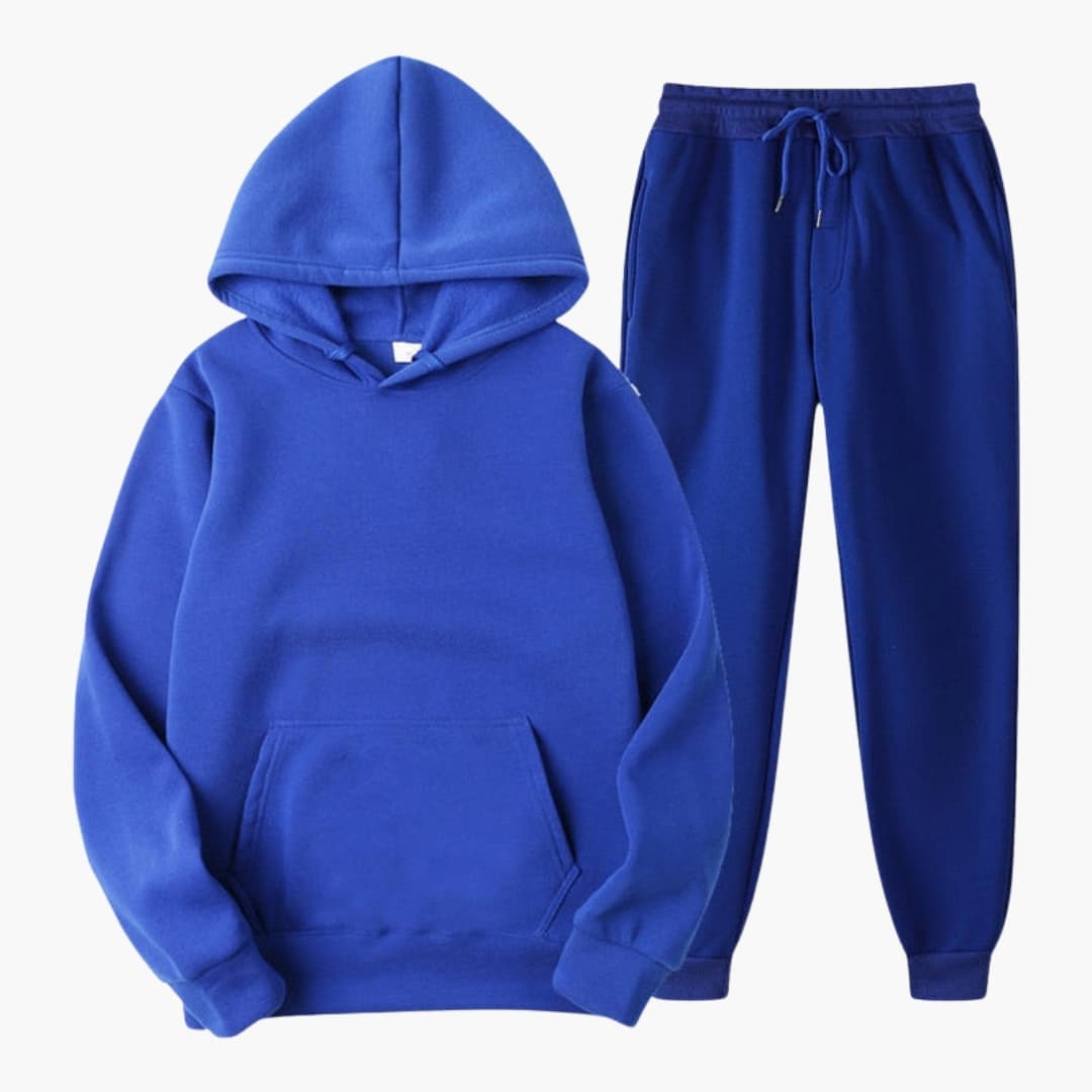 Ensemble jogging femme avec taille élastique et manches longues