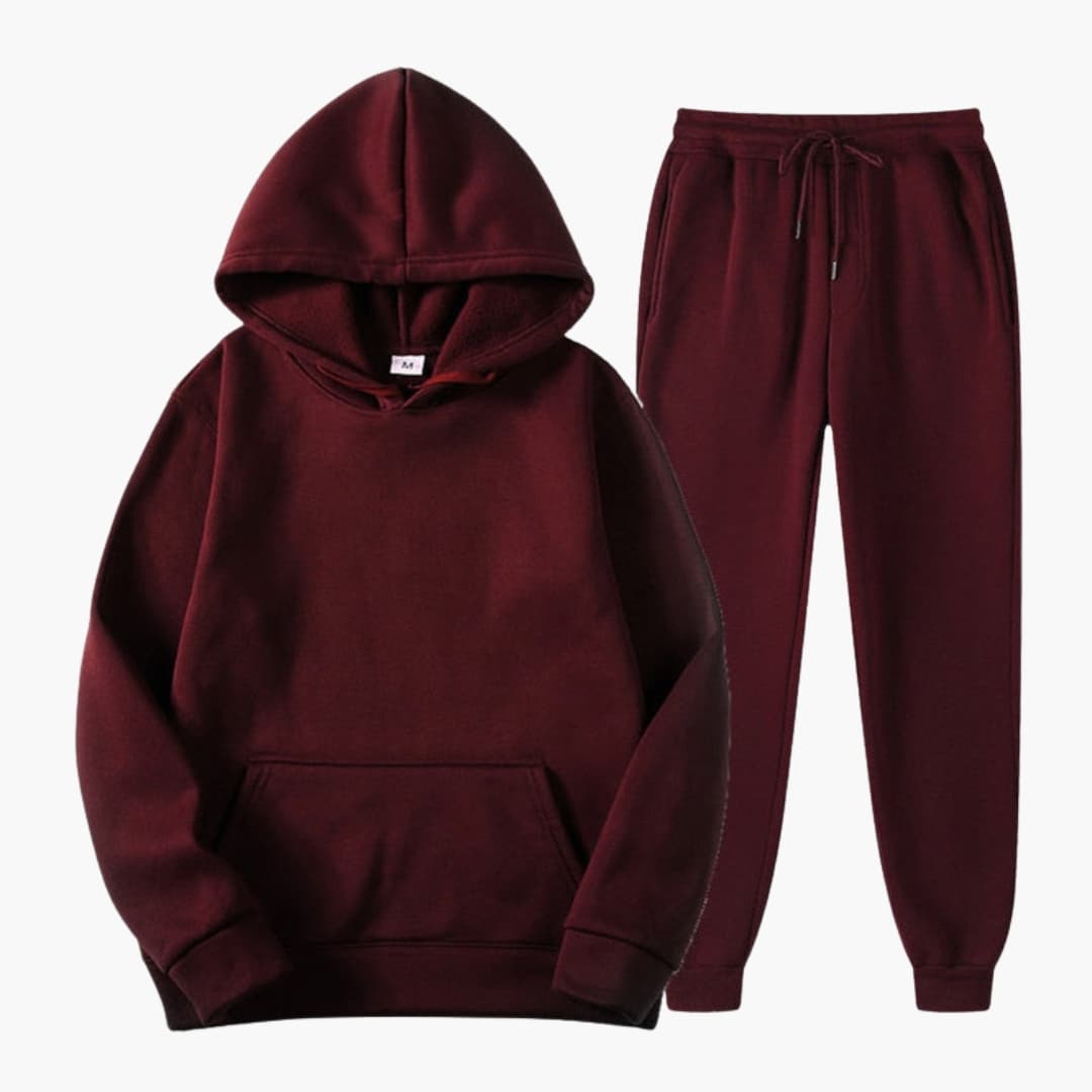 Ensemble jogging femme avec taille élastique et manches longues