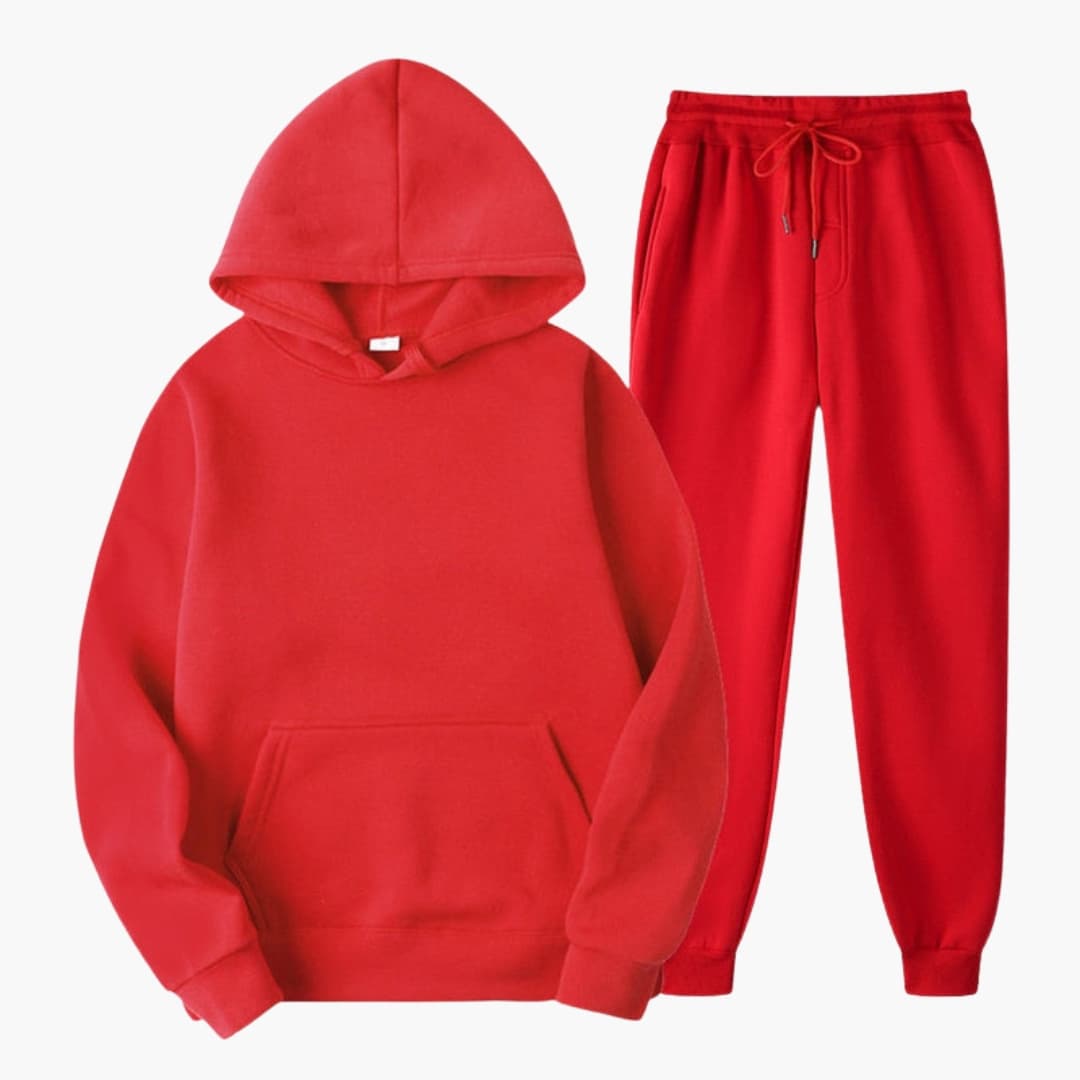 Ensemble jogging femme avec taille élastique et manches longues