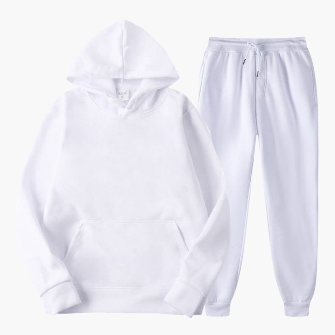 Ensemble jogging femme avec taille élastique et manches longues