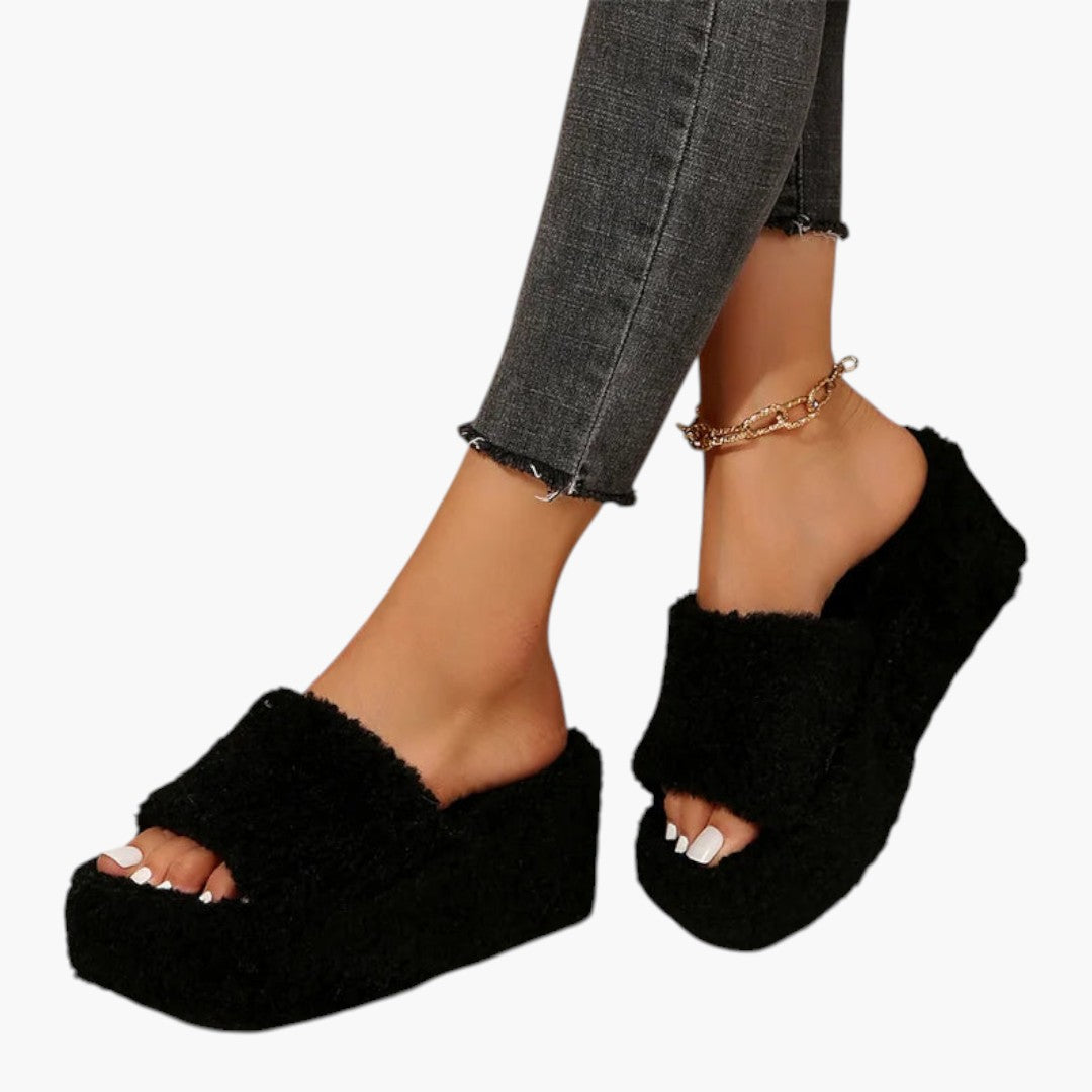 Women's Sandals with Wedge Heel and Platform Sole