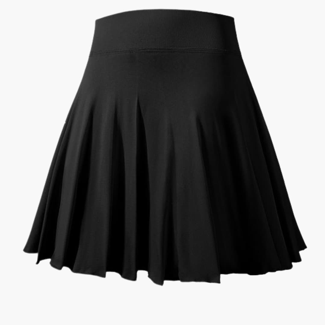 Jupe de sport plissée femme à taille élastique