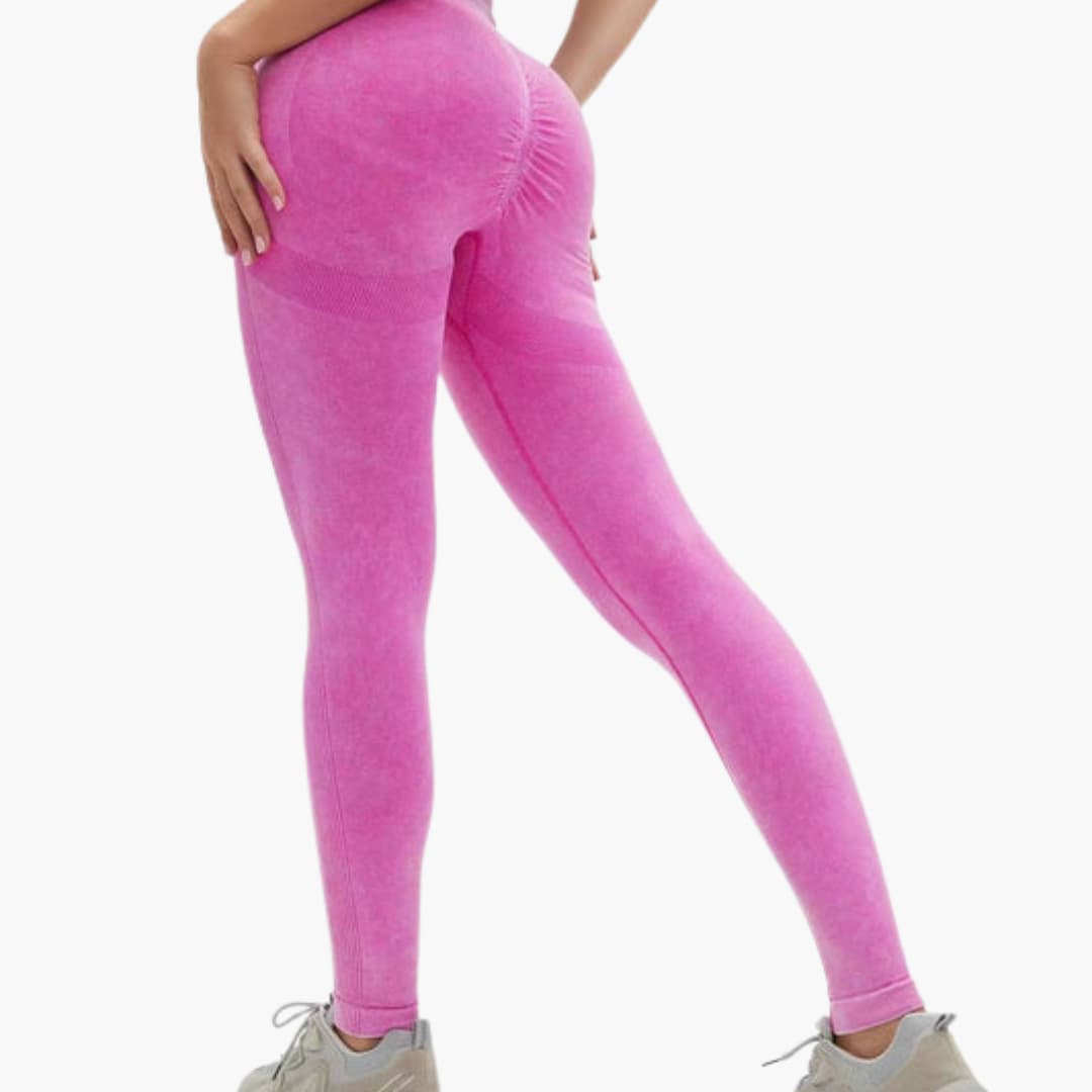 Legging de sport femme taille haute à maintien élastique