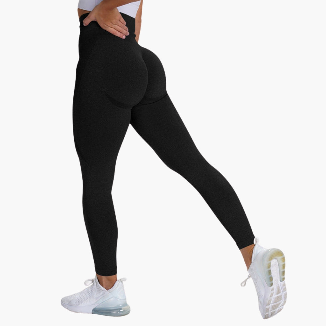Sport-Leggings für Damen, nahtlos, mit hoher Taille