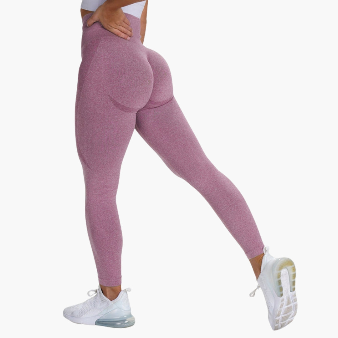 Sport-Leggings für Damen, nahtlos, mit hoher Taille