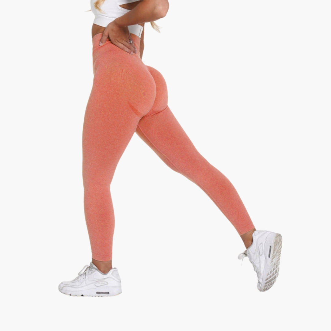 Sport-Leggings für Damen, nahtlos, mit hoher Taille
