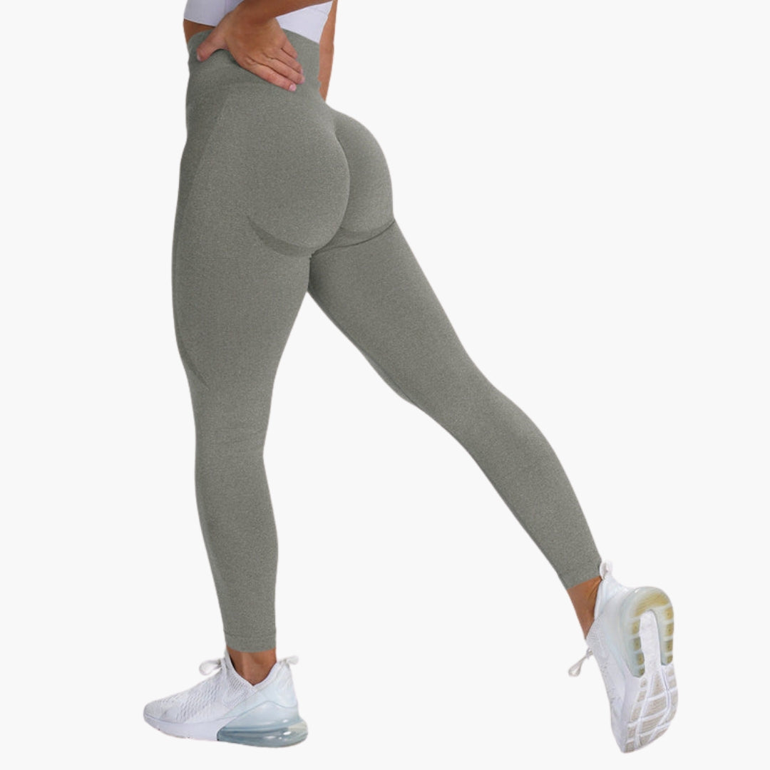 Sport-Leggings für Damen, nahtlos, mit hoher Taille