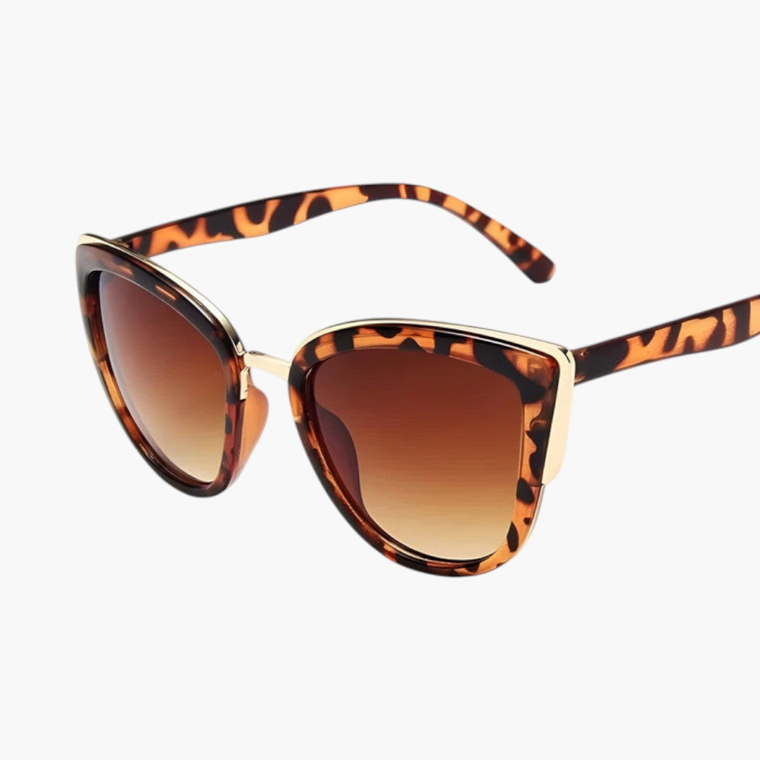 Lunettes de Soleil Femme avec Forme Cat Eye et Verres Dégradés