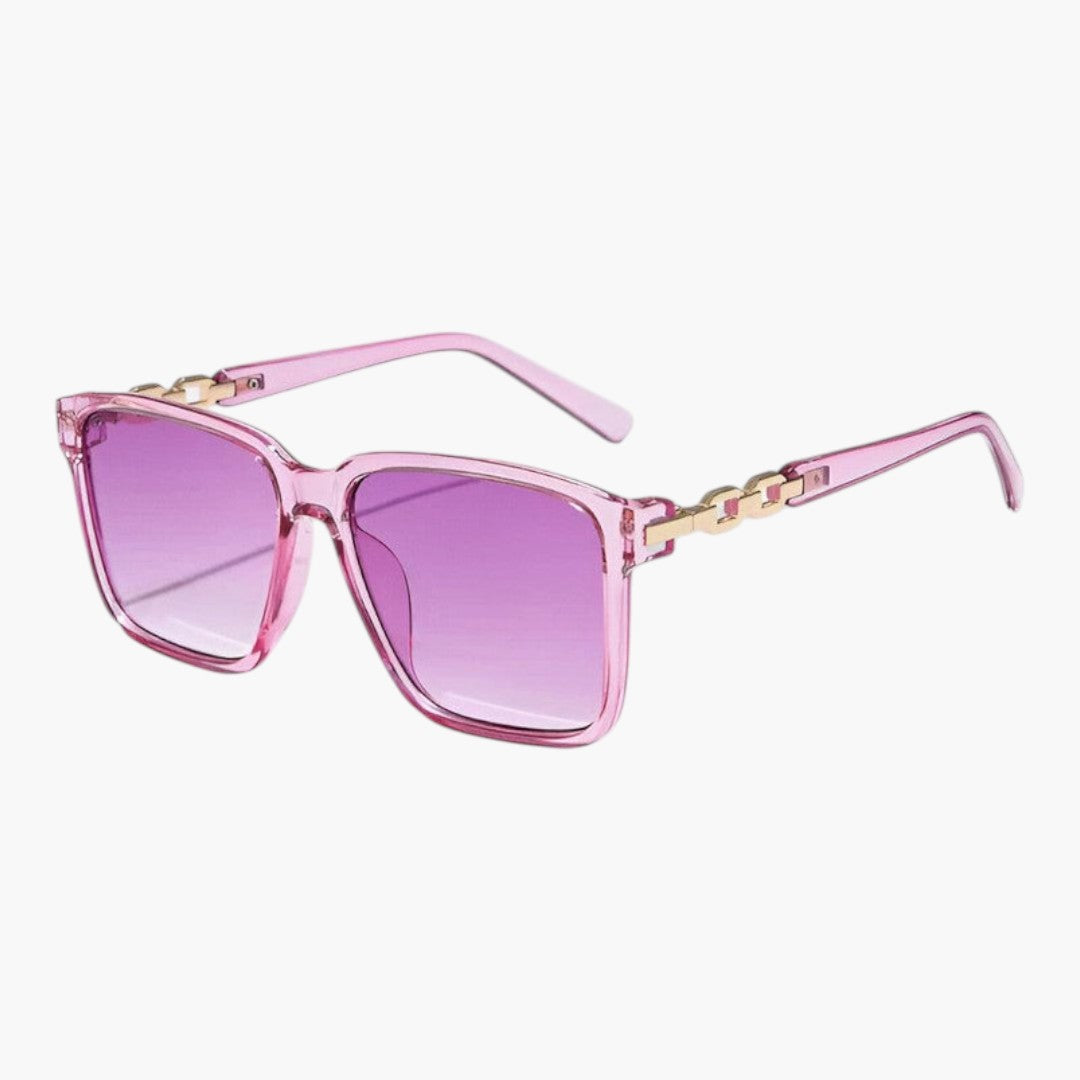 Gafas de sol para mujer con montura cuadrada y lentes degradados