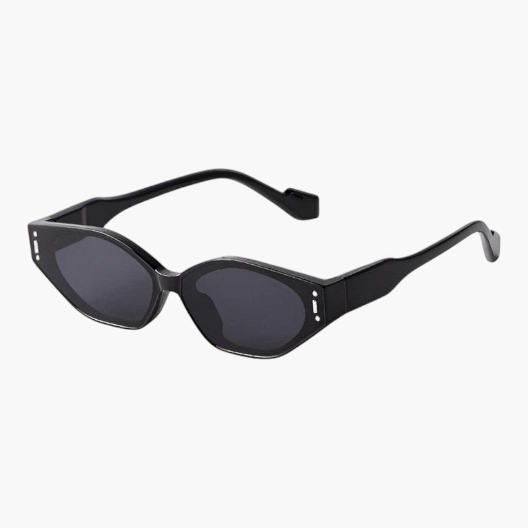 Gafas de sol para mujer con montura estrecha y lentes angulares