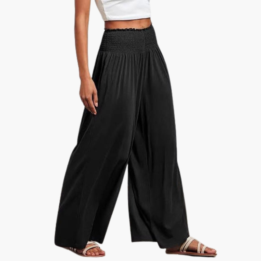 Pantalon Femme à Jambes Larges avec Coupe Ample
