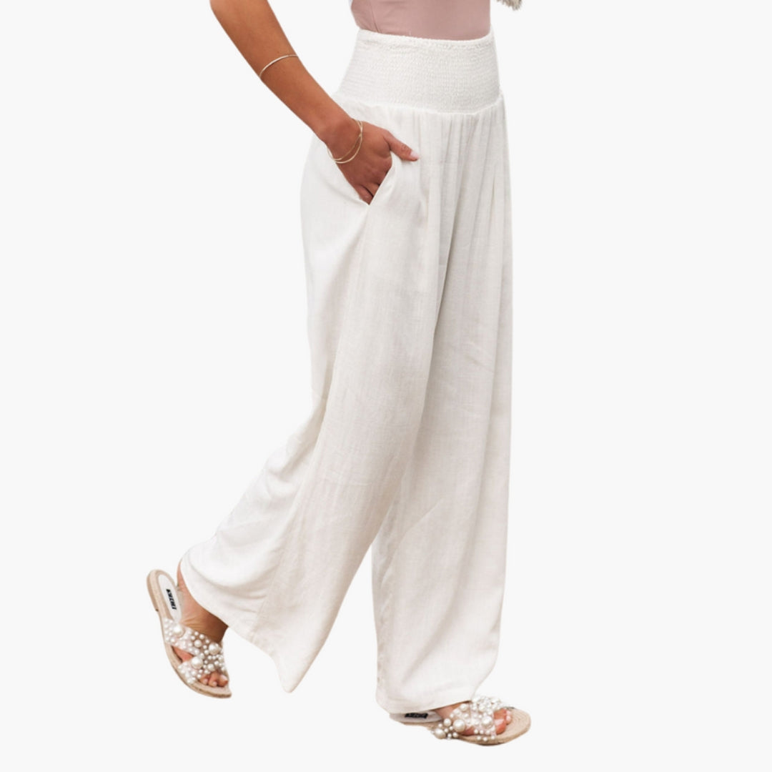 Pantalon Palazzo Femme avec Jambes Larges