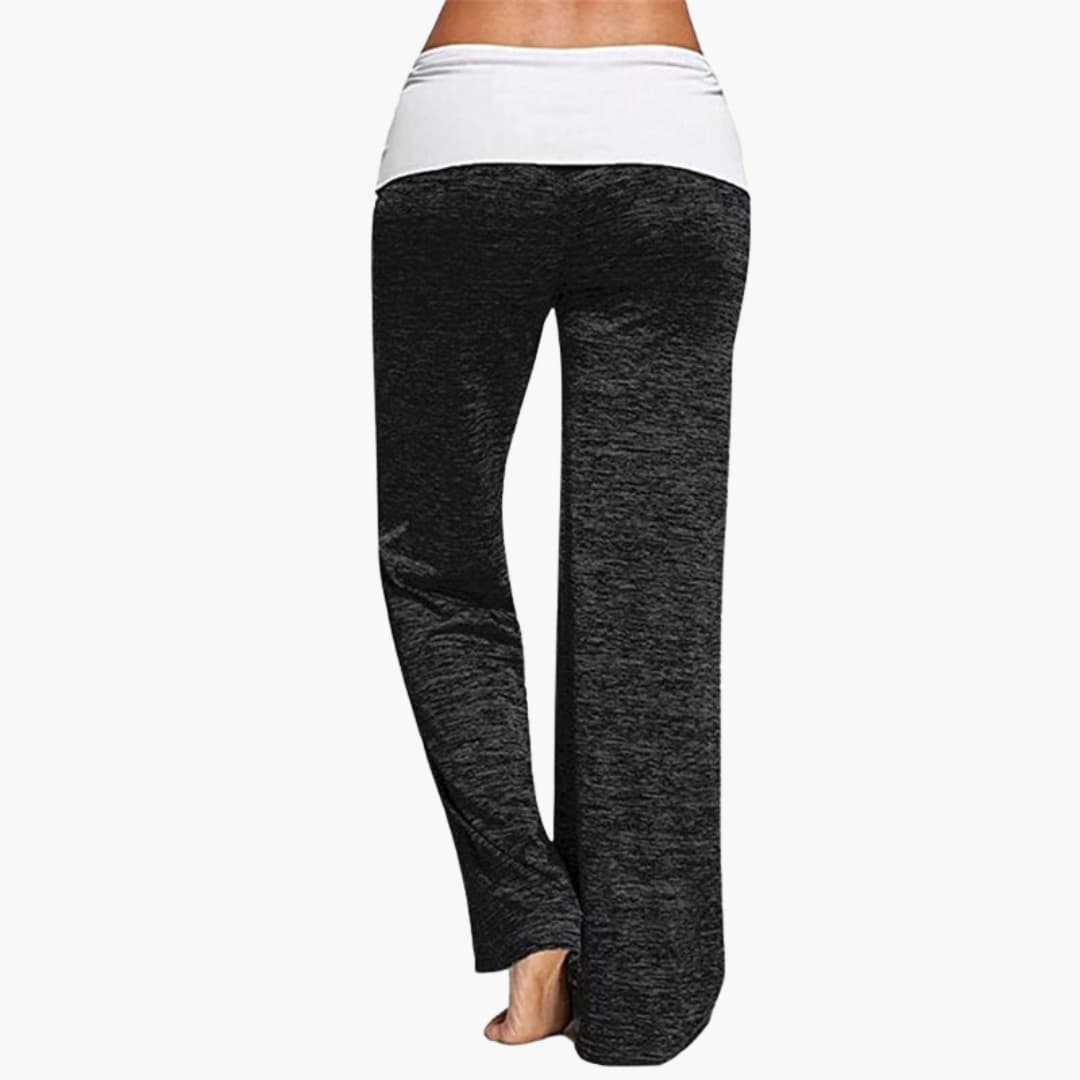 Weite Damen-Sporthose mit elastischem Bund und Kordelzug