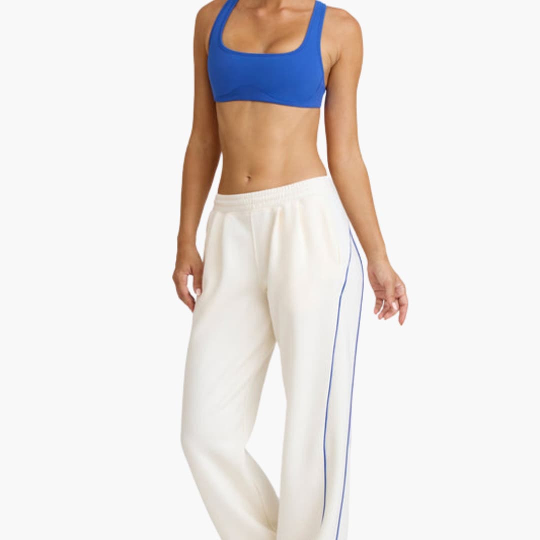 Pantalon femme à jambes larges avec poches latérales