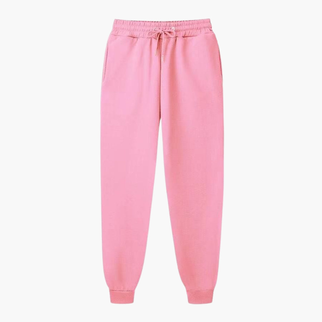 Pantalon femme avec taille élastique et poches