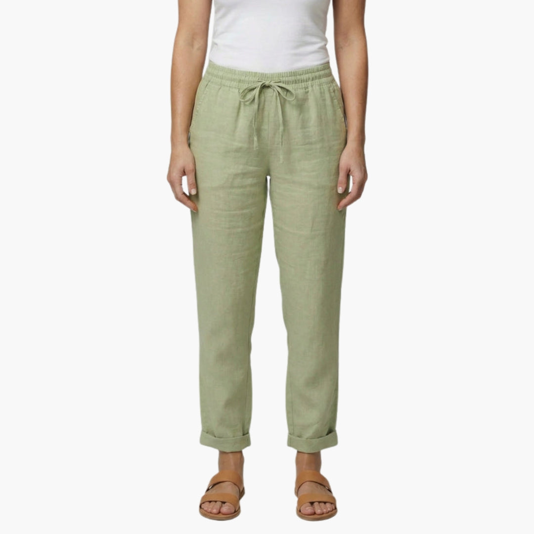 Women's trousers with drawstring waist