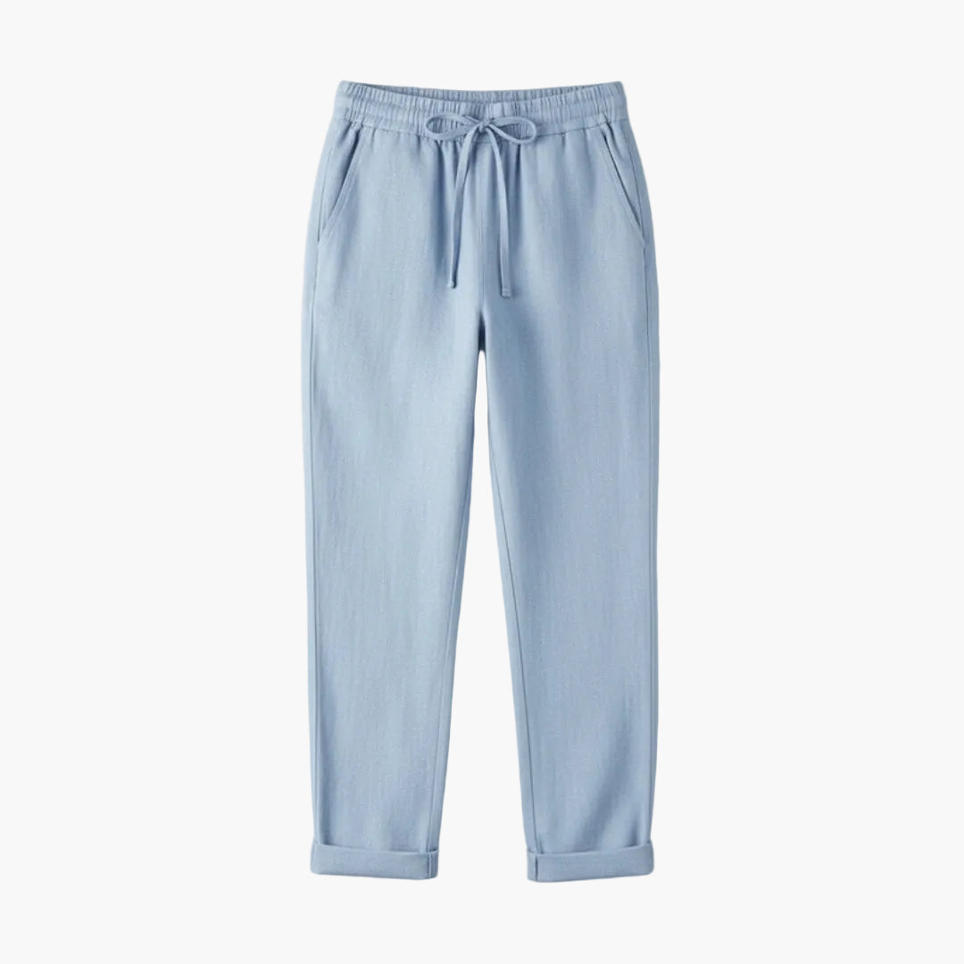 Women's trousers with drawstring waist