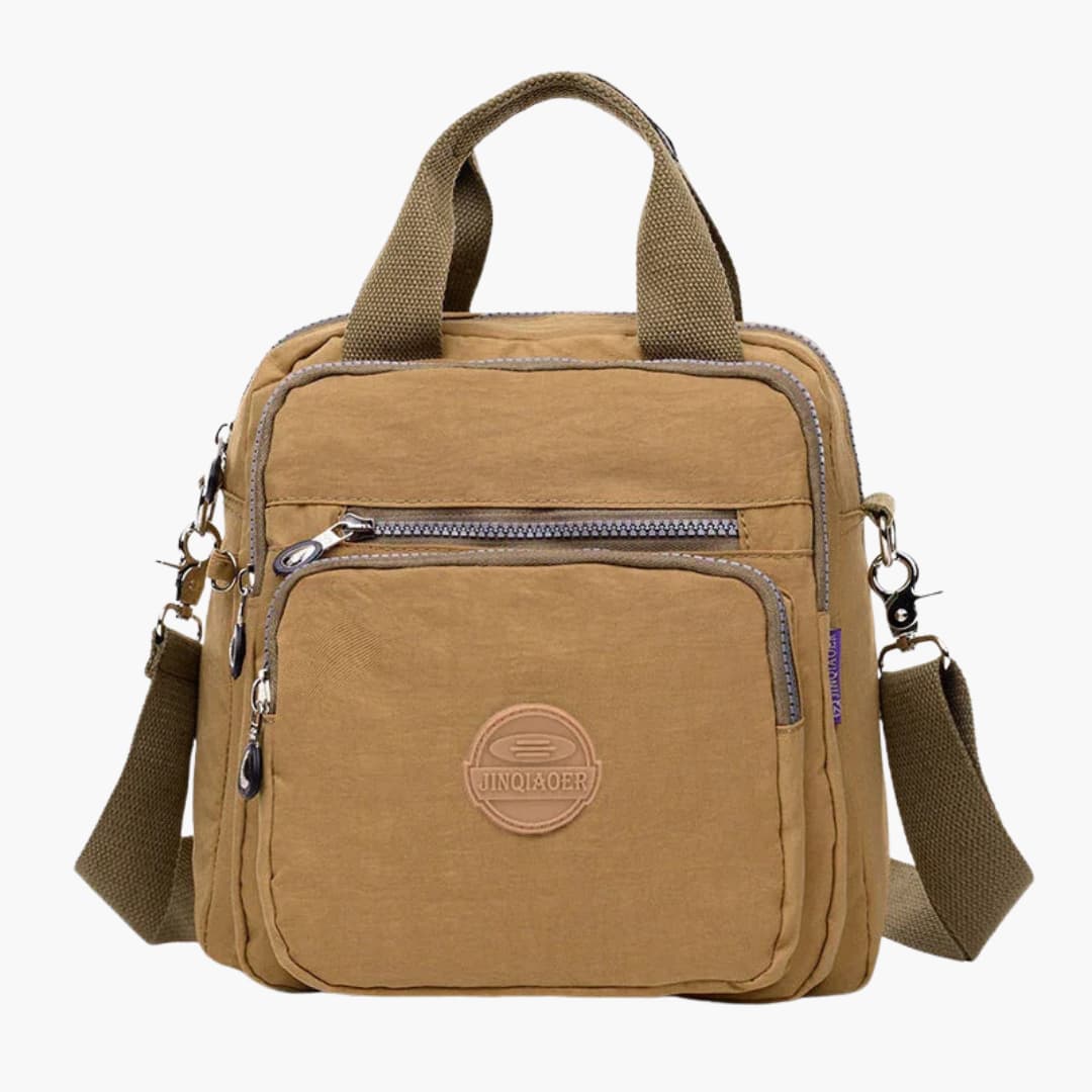 Shoulder bag for women with adjustable strap and multiple pockets
