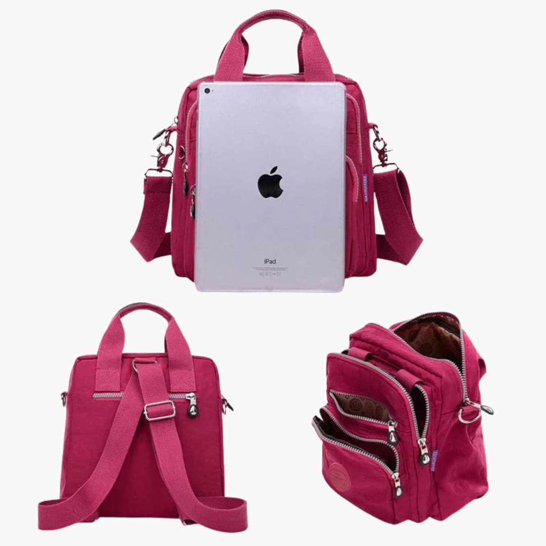 Shoulder bag for women with adjustable strap and multiple pockets
