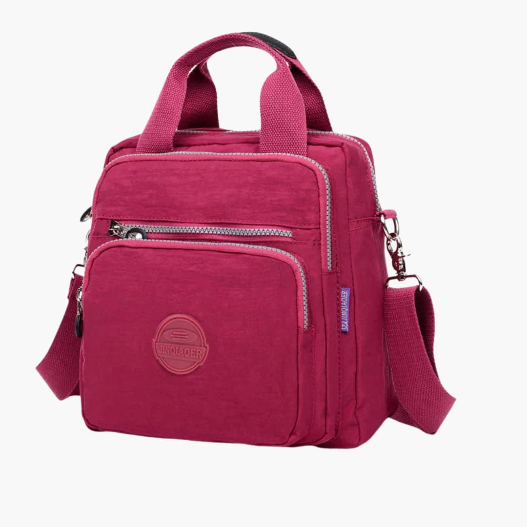 Shoulder bag for women with adjustable strap and multiple pockets