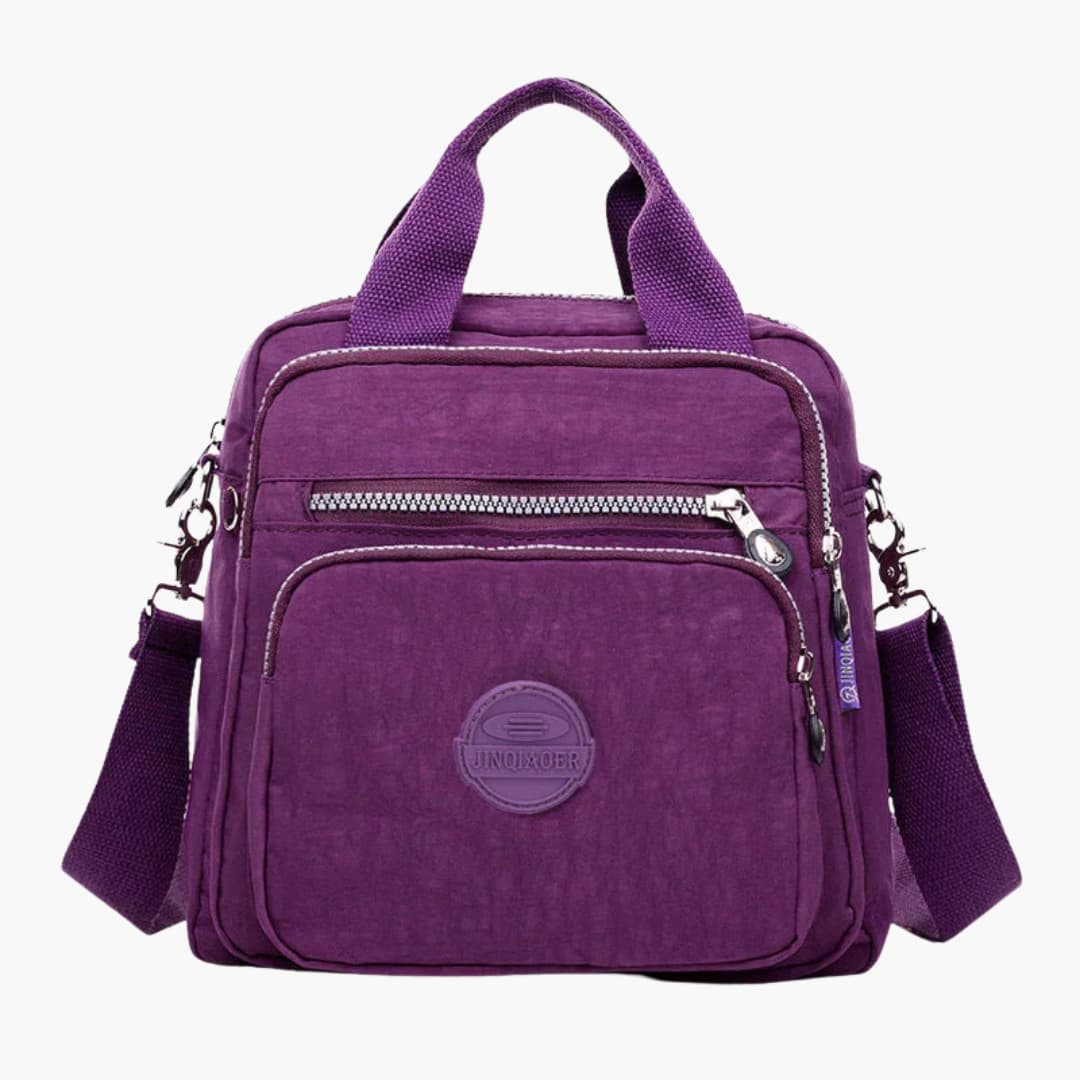 Shoulder bag for women with adjustable strap and multiple pockets